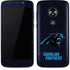 NFL Carolina Panthers Distressed Moto E5 Play Skin